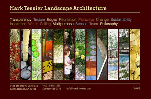 Mark Tessier Landscape Design Web Page