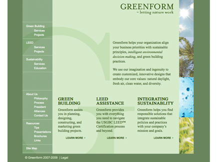 Greenform Website